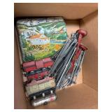 Railroad Transformer Switch,Track,Cars,