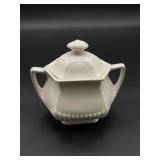 Adams & Sons Ironstone Sugar Bowl