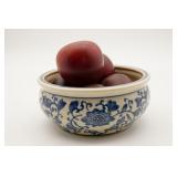 Blue And White Chinoisere Style Bonsai Bowl