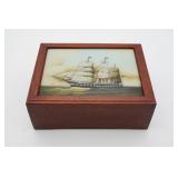 Clipper Ship Decorative Box