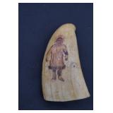 Scrimshaw Carved Person In Parka Image