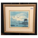 Duck Blind Herb Jones Signed Print