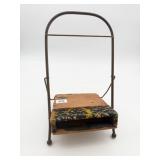 Antique Victorian Photograph Holder Folding Metal