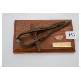 Forged Iron Artifact From The Nuestra Senora De