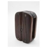 Single Wooden Pulley Block