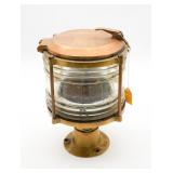 Brass Post Mount Navigation Light