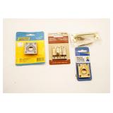 Pull Rings (2), Brass Door Turn, Brass Handle