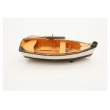 Wooden Rowboat Model