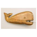 Brass Whale Beltbuckle