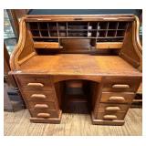 Oak Roll Top Desk