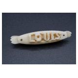 Sailor Carved Bone Double Toothpick Louis