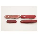 (4) Vintage Knives 2 K-Swiss