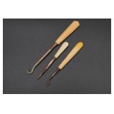 Bone Handle Sewing Tools and Etc. (3)