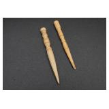 Two Bone Sewing Awls