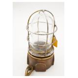 Brass Bulkhead Light Converted To Electric