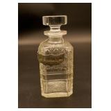 Decanter w/Gin Stieff Pewter Tag
