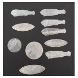 Chinese Mother of Pearl Gaming Counters