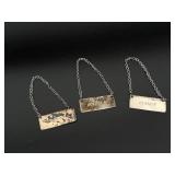 Sterling Silver Bottle Tags