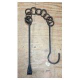 Primitive Hanging Open Fire Chain For Pots