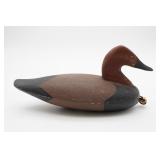 Canvas Back Wood Duck Decoy Signed Ron Vick