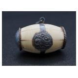 Barrel Shaped Bone Pendant