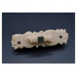 Antique Whalebone Carved Manicure Set