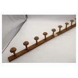 Antique Peg Coat Rack