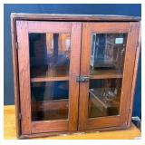 Country Store Counter Top Display Cabinet