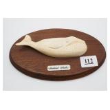 Bowhead Whale Bone Wall Plaque