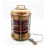 Brass Durkee Marine Electric Lantern - Cord Needs