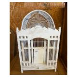 Decorative Chippy White Birdcage