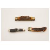 (2) Rough Rider And (1) Case Pocket Knives