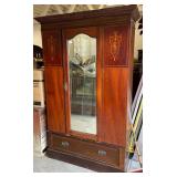 Inlaid Mahogany Wardrobe