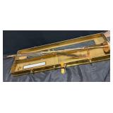 Brass USN Barometer With Case