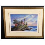Cottage With Lighthouse Print 100 of 395 Signed