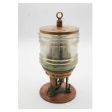 Brass Navigation Light - Chip In Glass