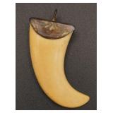 Antique Tooth Pendant