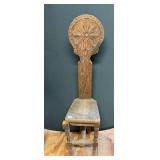 Hand Carved Birthing Chair