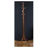 Oak Wooden Coat Rack