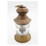 Brass Nautical Lamp By National Marine Lamp Co Ny