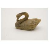 Carved Stone Swan