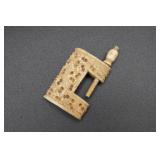 Bone Carved Sewing Clamp