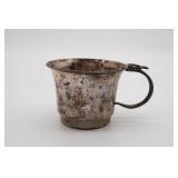 Monogramed Sterling Silver Cup