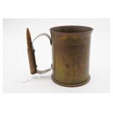 Trench Art Mug made from Large Artillery Shell