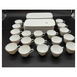 (20) Kaiser W. Germany White Plates & Cups