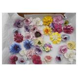 Assorted Bone China Floral Figurines