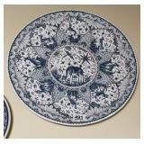 Portuguese Blue & White Plate Large