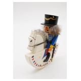 Erzgebirge Nutcracker Rocking Horse German
