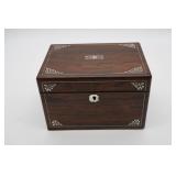 Victorian Style Rosewood Mother of Pearl Inlay