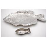 Aluminum Fish Plate & Small Fish Dish
